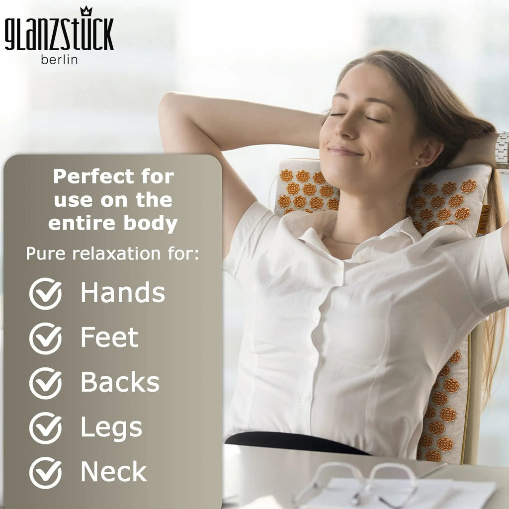 Glanzstück Berlin® Health Collection XXL Acupressure Mat Set for Full Body for Tension Headaches Glanzstück Berlin Au supplements
