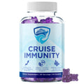 CRUISE IMMUNITY Immune Support Gummies for Cruisers with Vitamin C, B12, Zinc, Elderberry Extract, 60 Gummies, 30 Servings