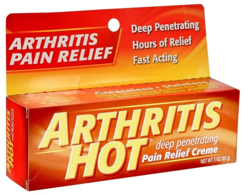 Arthritis Hot Pain Relief Creme 3 oz (Pack of 2) Chattem Au supplements