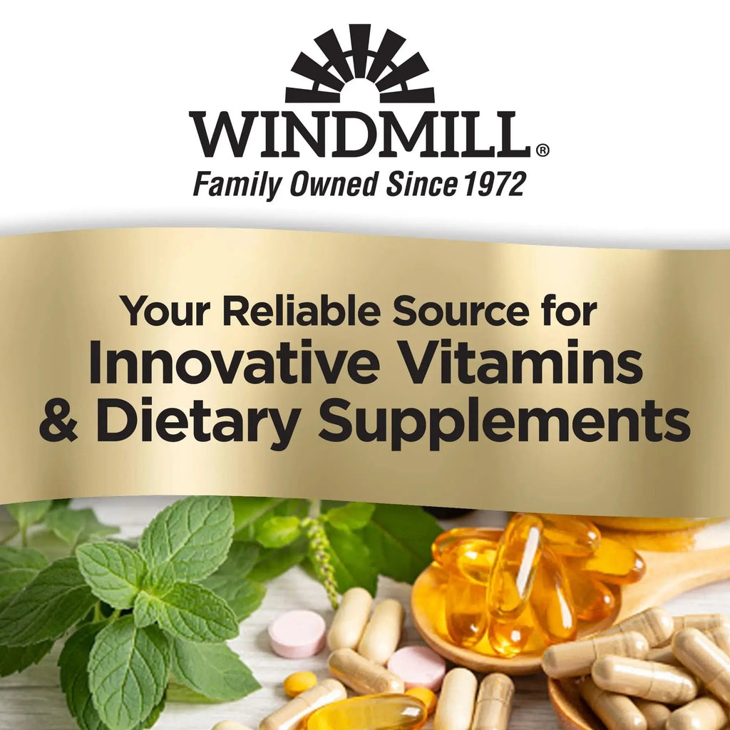 Windmill Natural Vitamins Men’s Multi 50+, with Vitamin D3, Mens Multivitamins for Daily Nutritional Support, Multivitamin for Men, 180 Tablet, 180 Day Supply Windmill Au supplements