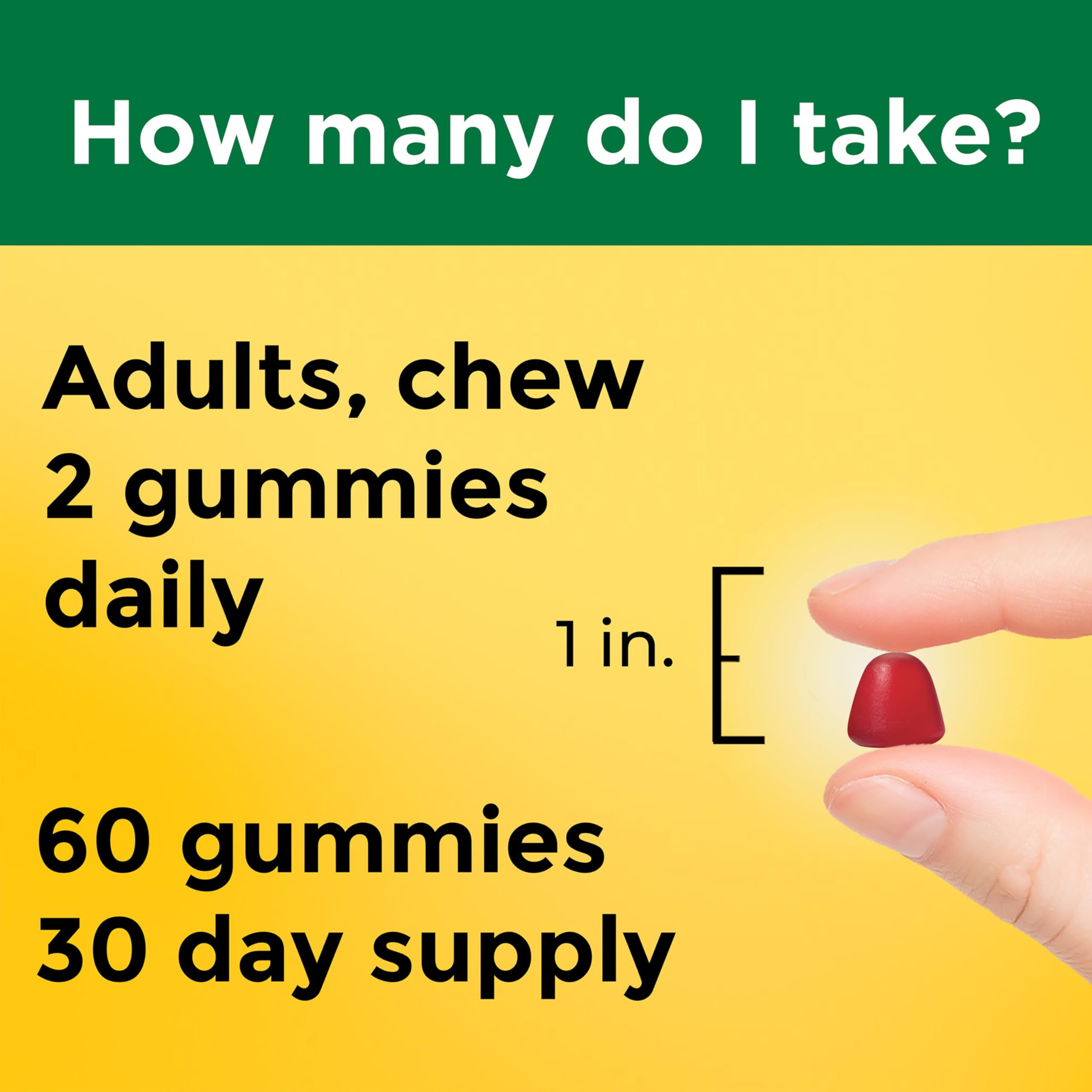 Nature Made Extra Strength Vitamin B12 Gummies 3000 mcg per serving, B12 Vitamins for Energy Metabolism Support, 60 Gummy Vitamins, 30 Day Supply