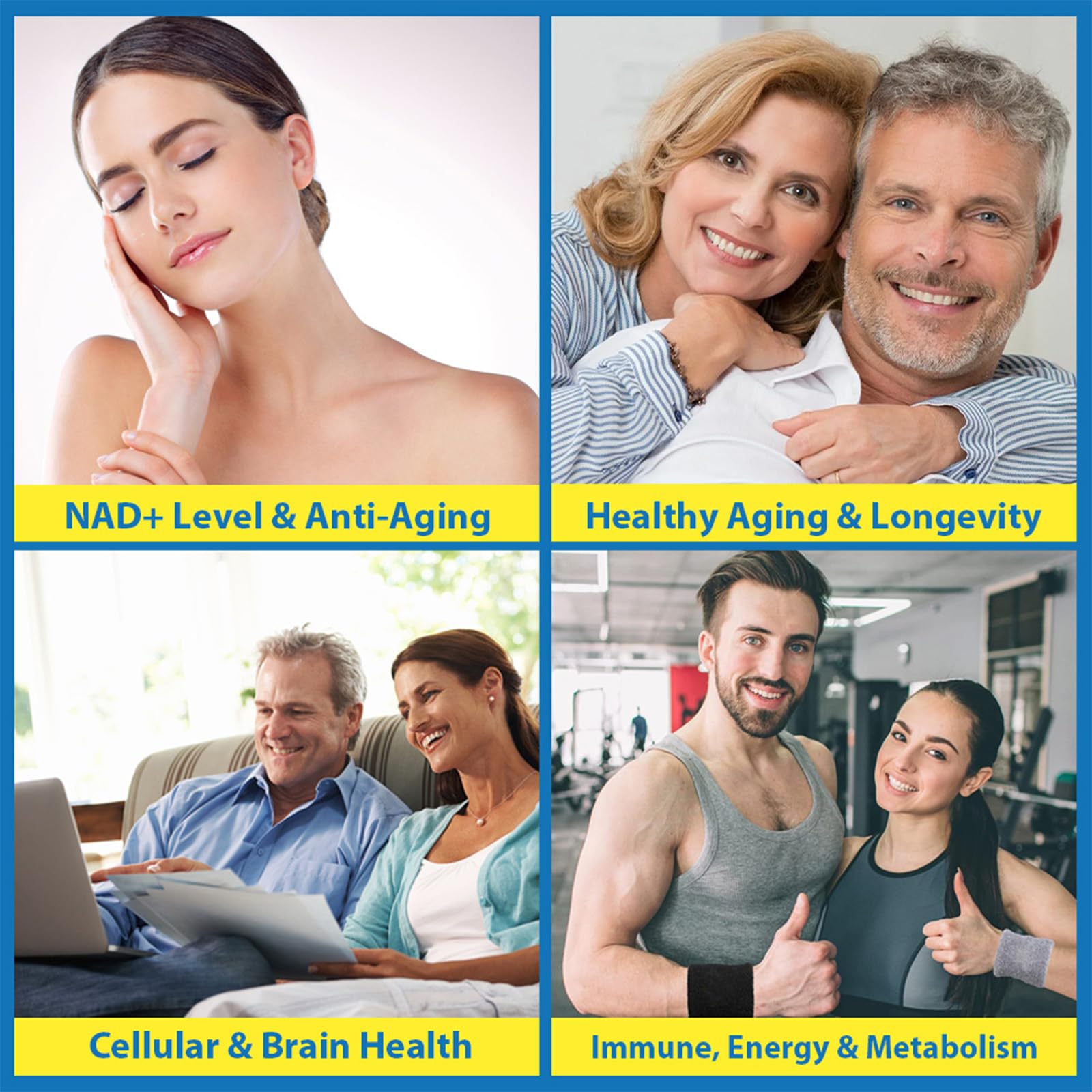 NMNH (NMN Supplement Alternative) NAD Supplements for Anti Aging, Energy, Immune, Focus (Dihydronicotinamide Mononucleotide) 500mg, to Boost NAD+ Levels As We Age, Pure Organic - 60 Capsules Beyyoly Au supplements