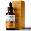Liquid Probiotic for Women, Men, Kids, Toddler Probiotic: USDA Organic Probiotics, Vegan Probiotic Liquid & Alfalfa Blend + Acidophilus for Gut Health,