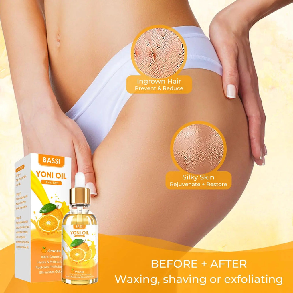 BASSI 2PCS Yoni Oil Organic Feminine Oil Vaginal Moisturizer - Ph Balance for Women - Feminine Deodorant BASSI Au supplements