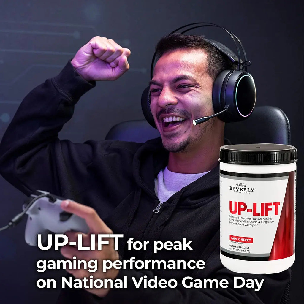Beverly International Up-Lift Stimulant Free 330 grams. Workout Energy Drink Mix w/Nitric Beverly International Au supplements