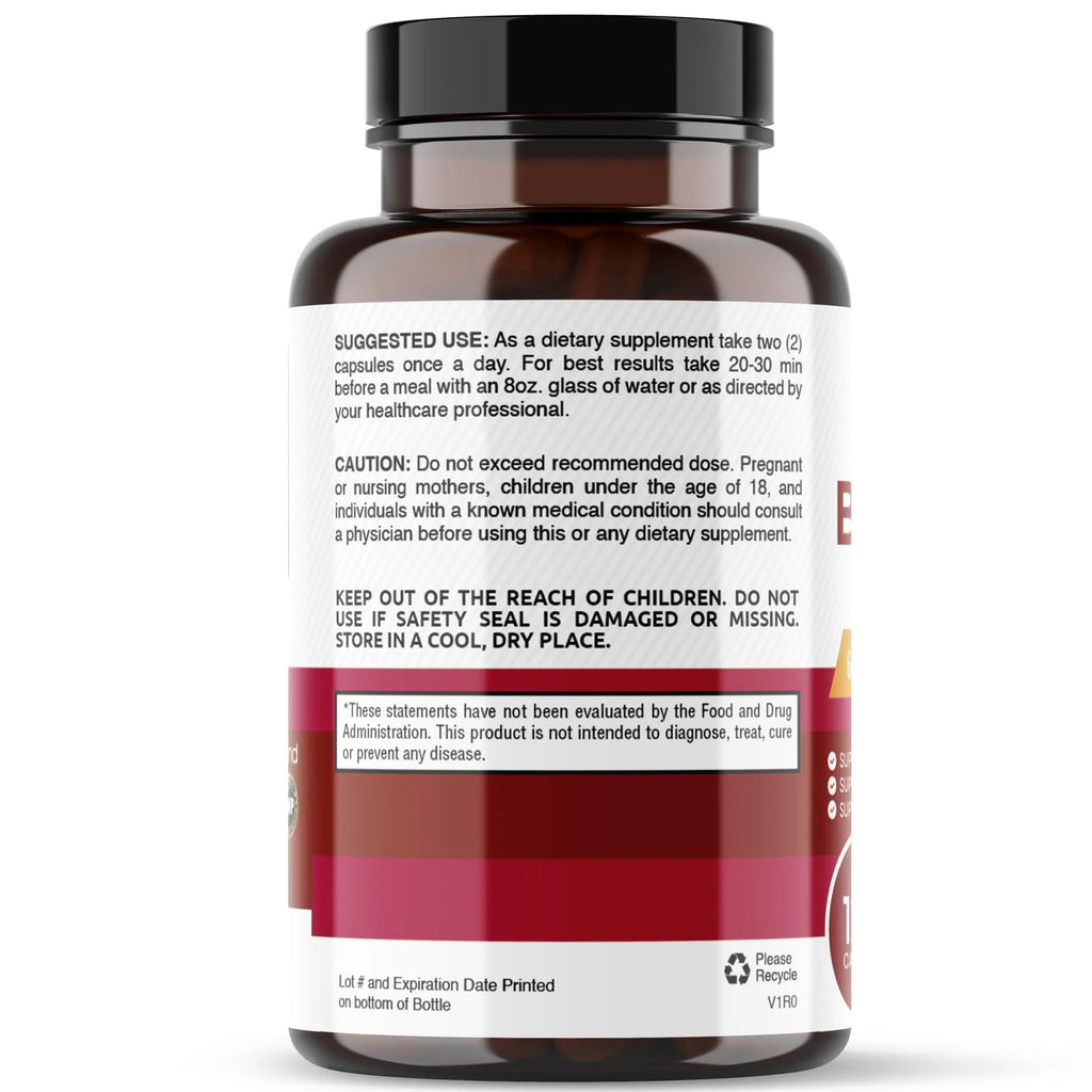 healblend Organic Nitric Oxide Beet Root Capsules 1300mg - Support Immune System healblend Au supplements