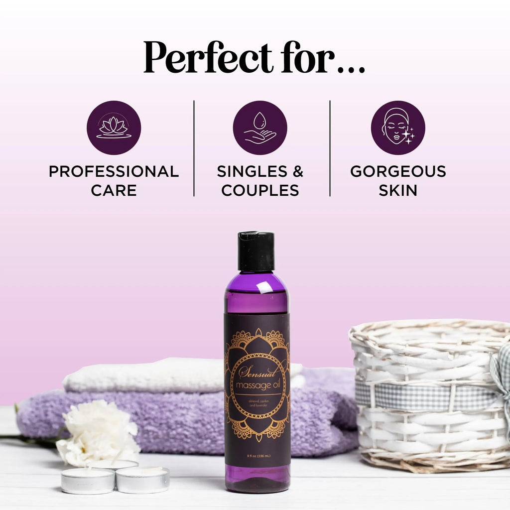 Aromatherapy Sensual Massage Oil for Couples - Relaxing Full Body Massage Oil for Date Maple Holistics Au supplements