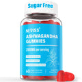Sugar Free Ashwagandha Gummies - with Magnesium Glycinate, Rhodiola Rosea, Zinc, Lemon Balm, B6 - Relaxation Support, Natural Zzz, Stamina, Energy for Men Women - 60 Counts NEVISS Au supplements