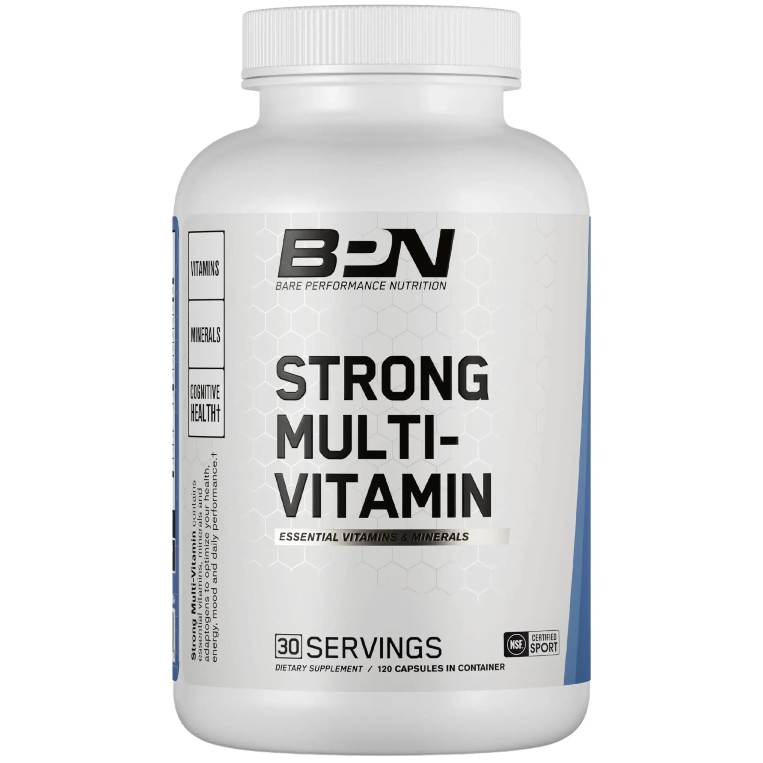 BARE PERFORMANCE NUTRITION BPN Strong Multi-Vitamin 30 Day Supply + Recover Post-Workout Muscle Recovery Drink Mix BARE PERFORMANCE NUTRITION Au supplements