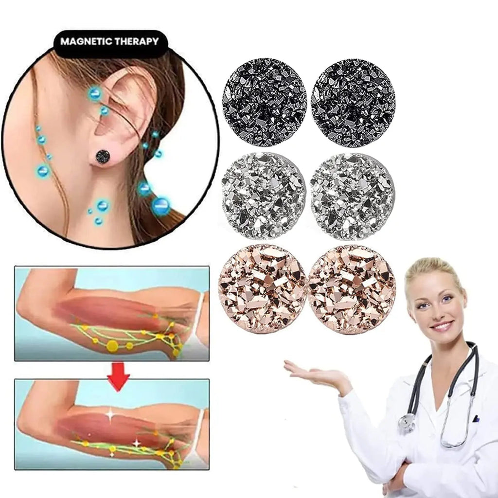 Ear Allure Magnetic Earrings, EarAllure Magnetic Earrings, Non Piercing Magnetic Acupressure vfjiki Au supplements