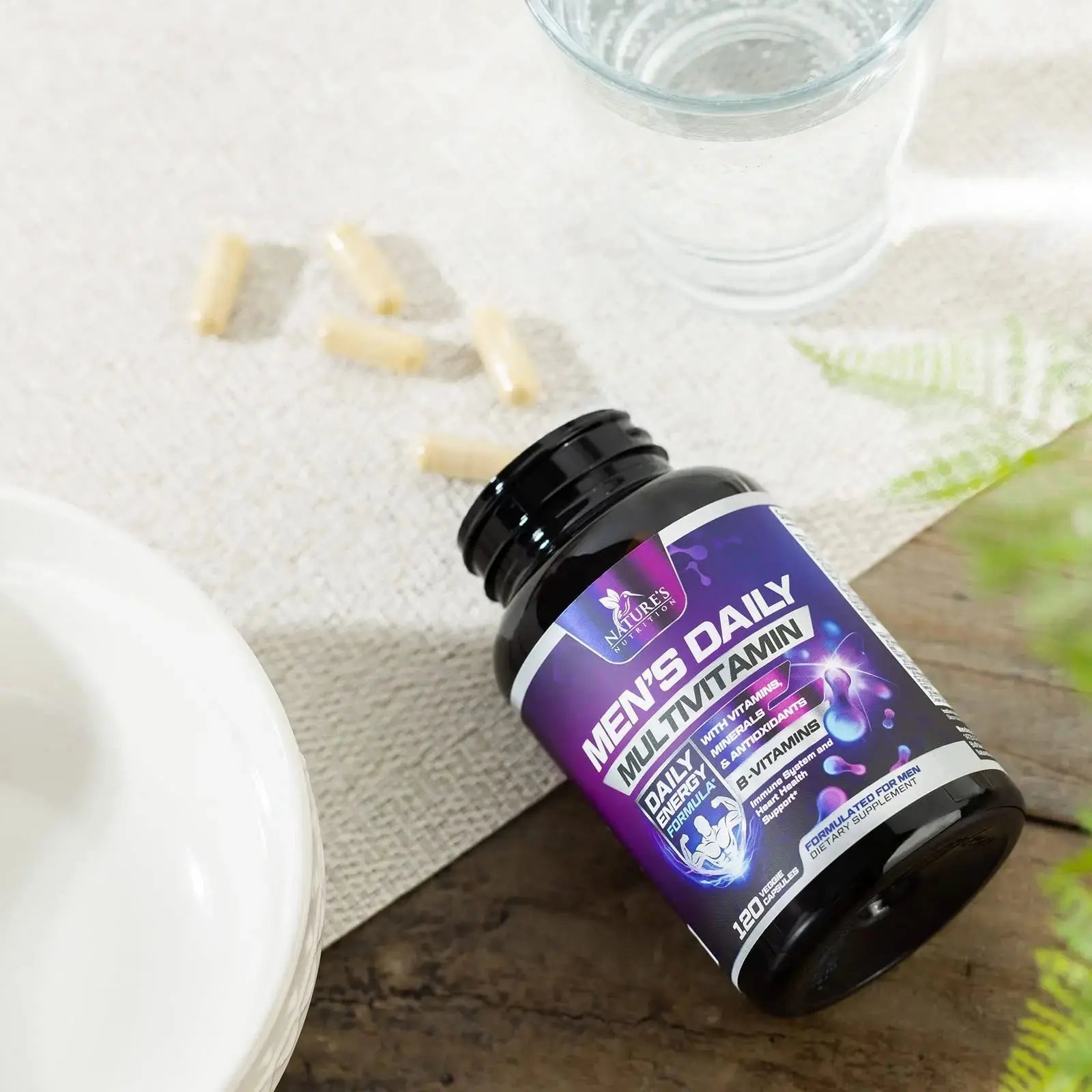 Multivitamin for Men - Advanced Supplement with Full-Spectrum Formula, Essential Vitamins A, C, D, E, & Zinc - High Potency B Vitamins Multi Nature's Nutrition Au supplements