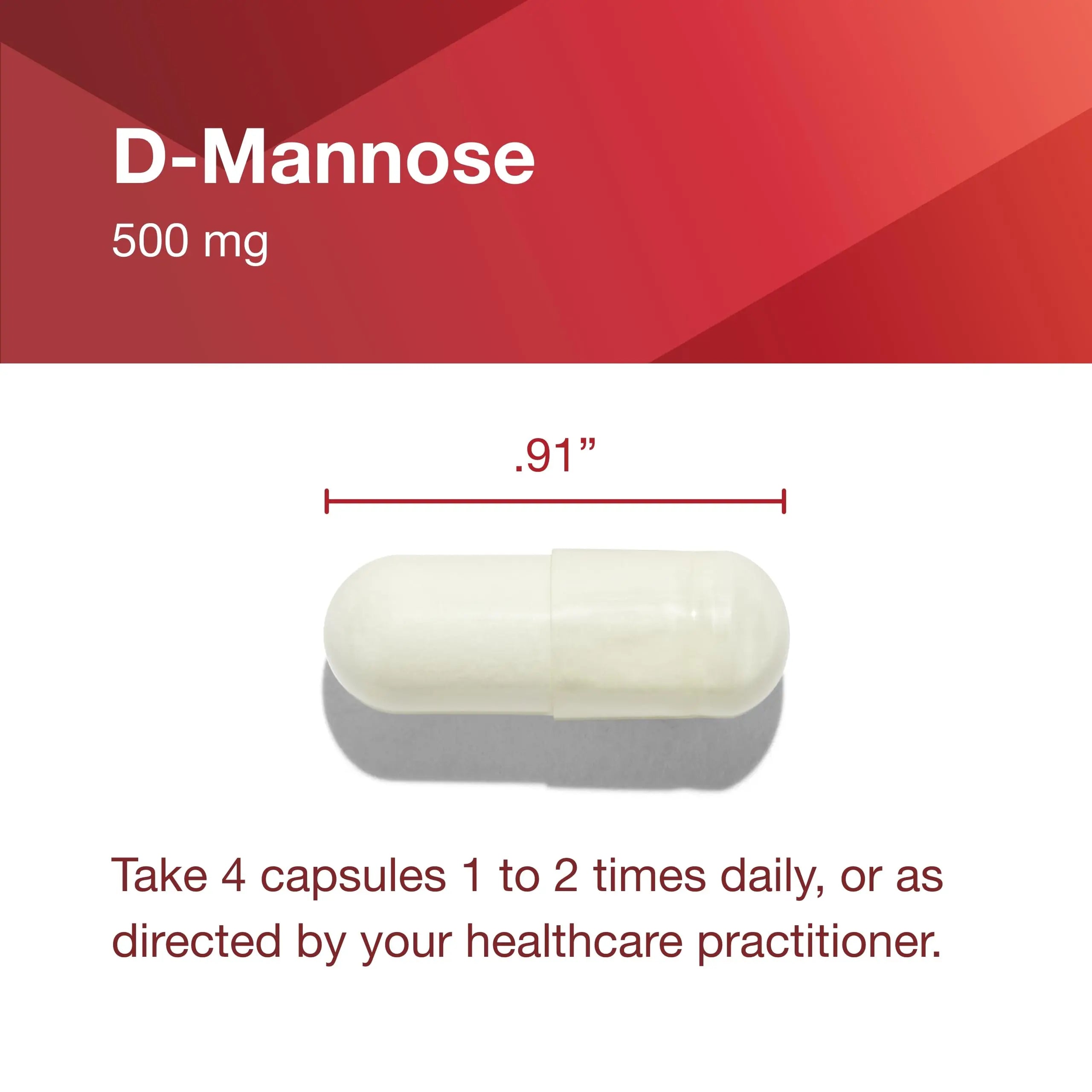 Protocol for Life Balance D-Mannose - 500mg - Bladder Cleanse - Support Healthy Urinary Tract* - For Men & Women - Kosher & Non-GMO - 90 Veg Capsules PROTOCOL FOR LIFE BALANCE Au supplements