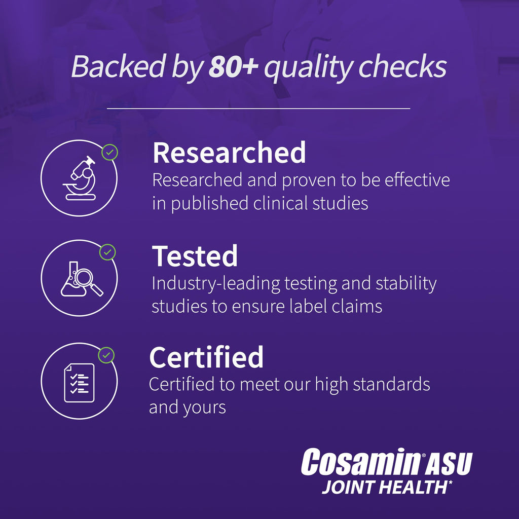 Nutramax Laboratories Cosamin® ASU Joint Health Supplement with Glucosamine, Chondroitin & ASU for Adult Men & Women, Joint Supplement, 230 Capsules Nutramax Laboratories Au supplements
