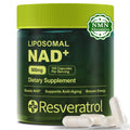 BOSNETHUINH NAD+ Supplement, NAD Nicotinamide Riboside Resveratrol, Liposomal NAD - NMNH Supplement Alternative for Anti-Aging, Mental Clarity & Cellular Energy 100 Capsules BOSNETHUINH Au supplements