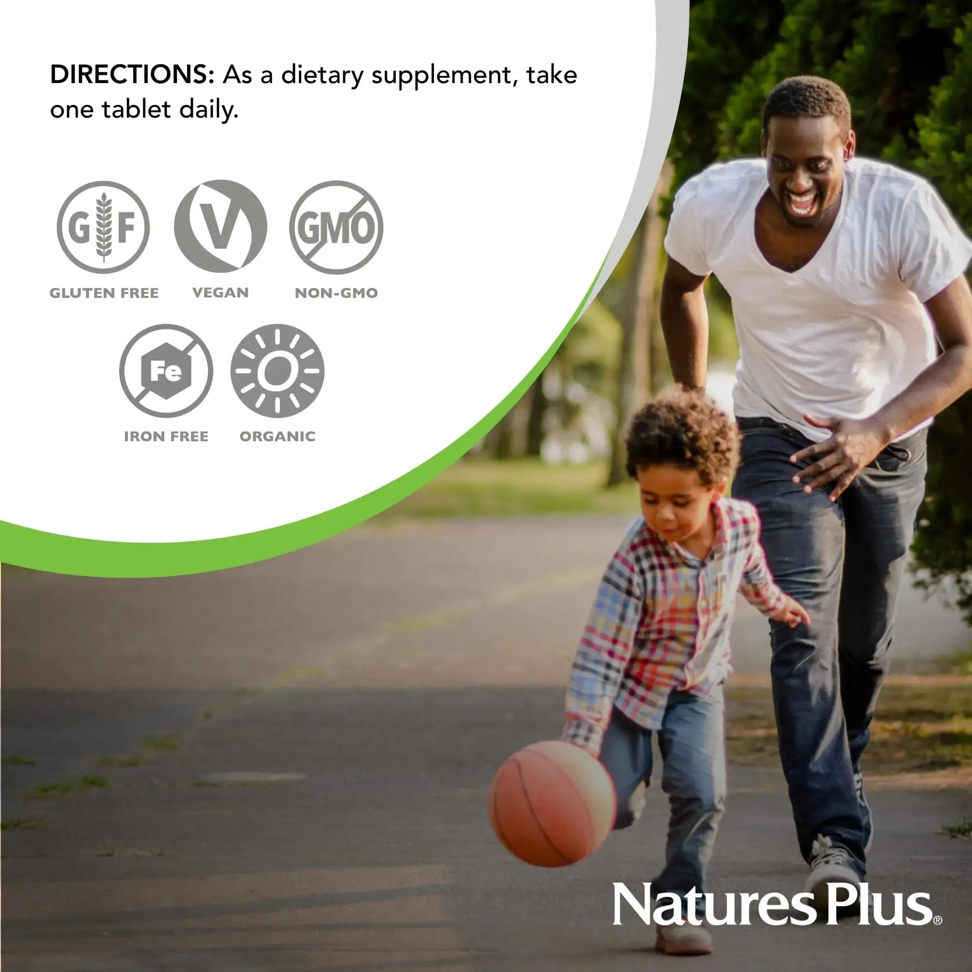 NaturesPlus Source of Life Garden Men’s Once Daily Multivitamin - 30 Tablets - Supports Energy & Stamina Nature's Plus Au supplements