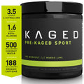 Kaged Athletic Sport Pre Workout Powder | Mango Lime | Energy Supplement for Endurance Kaged Au supplements
