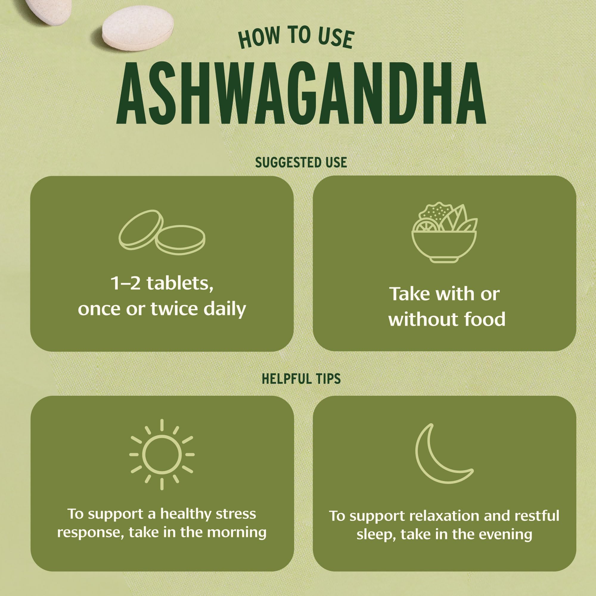 Banyan Botanicals Organic Ashwagandha - 1000mg per Serving - Cortisol Manager & Stress Relief Supplement - Adrenal Support for Mood, Restful Sleep & Muscle Recovery - 180 Tablets - Non-GMO, Vegan* Banyan Botanicals Au supplements