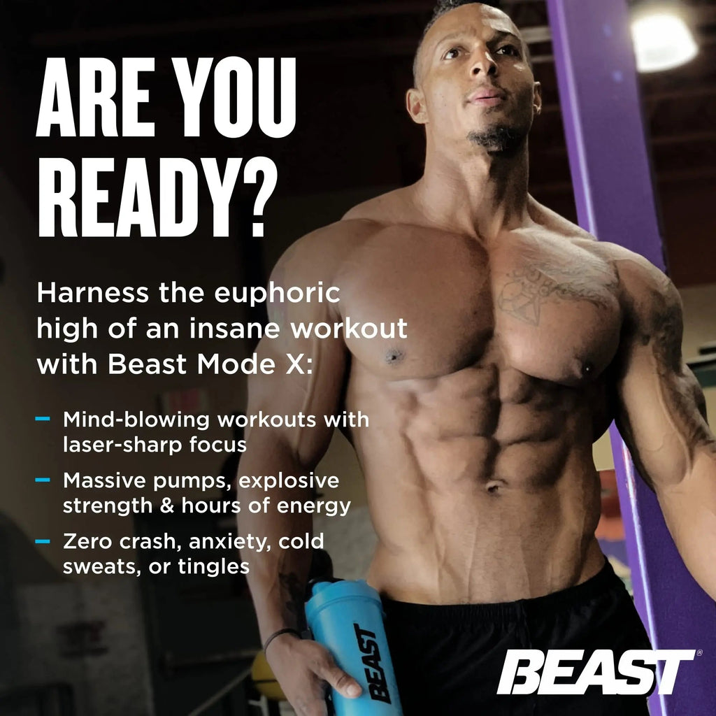 Beast Sports Nutrition Beast Mode X, Rocket Pop - Pre-Workout Powder - Sustained Energy Beast Sports Nutrition Au supplements