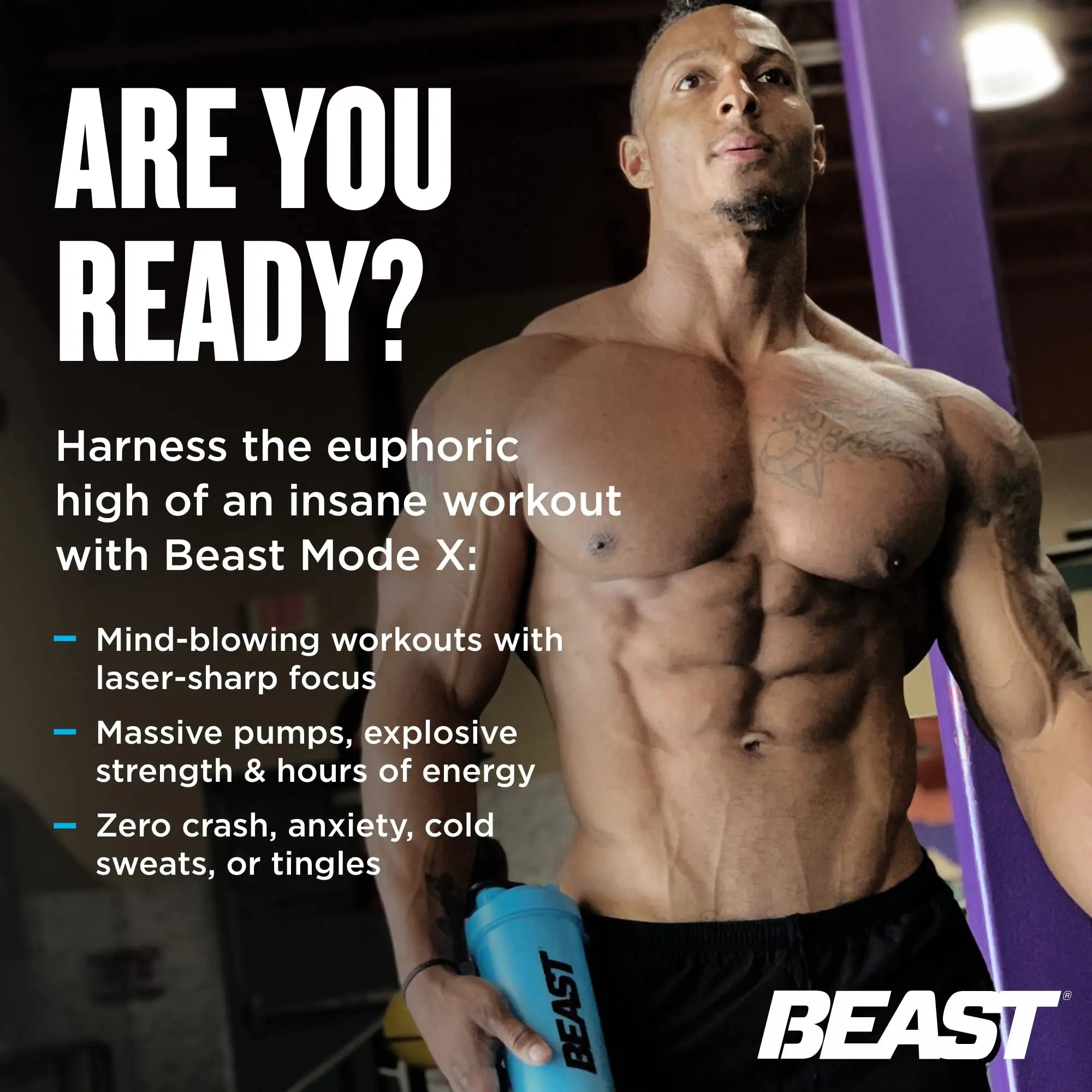 Beast Sports Nutrition Beast Mode X, Rocket Pop - Pre-Workout Powder - Sustained Energy Beast Sports Nutrition Au supplements