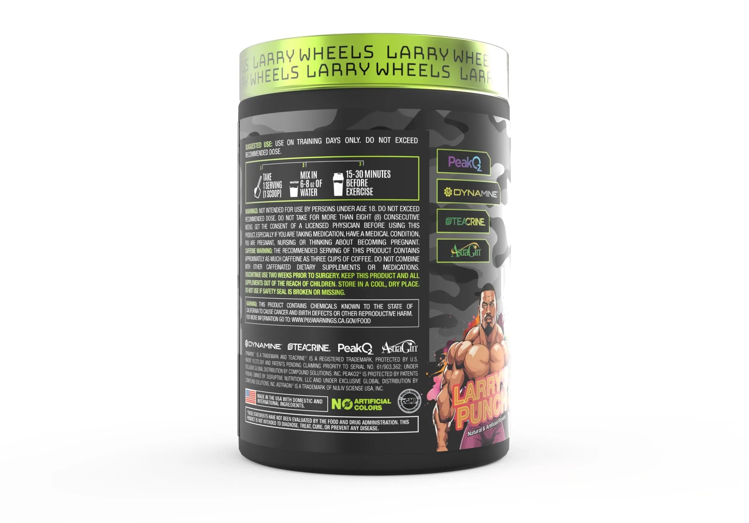Larry Wheels' PR Preworkout - Enhance Performance with 6g Citrulline, 3.2g Beta Alanine PR Sciences Au supplements