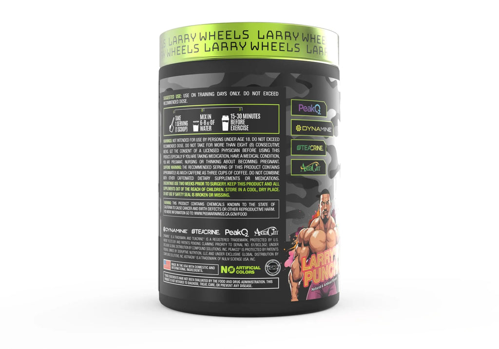 Larry Wheels' Pre Workout - Energy Drink Powder - Pre Workout Powder for Men & Women PR Sciences Au supplements