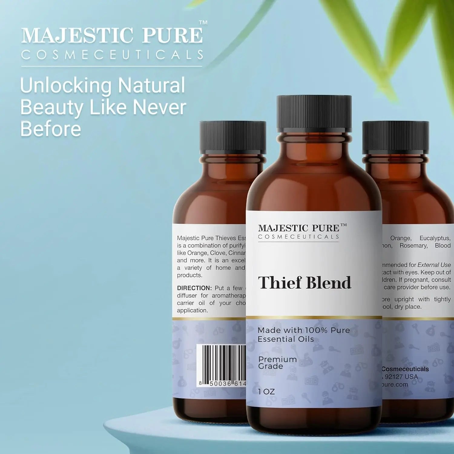 Majestic Pure Thieves Essential Oil Blend | 100% Pure Premium Oil for Uplifting Mood, DIY Products MAJESTIC PURE Au supplements