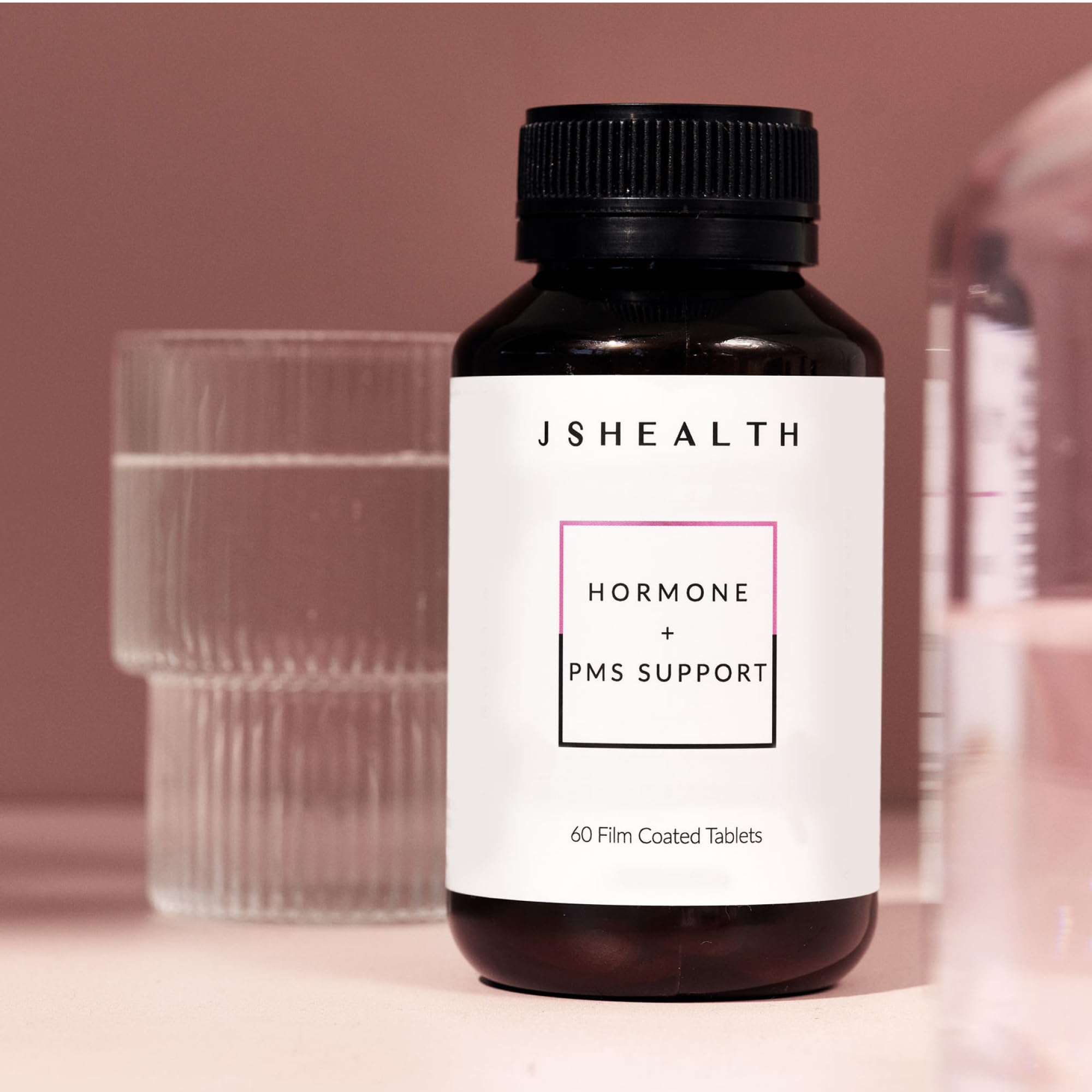 JSHealth Vitamins Hormone Balance for Women and PMS Support Supplement - Premenstrual Symptom Relief with Vitamins B3, B6 & Magnesium (60) JSHealth Au supplements