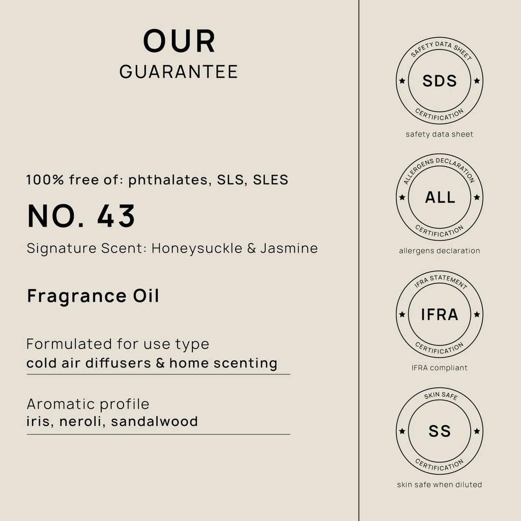 VINEVIDA [4 Fl Oz] Honeysuckle & Jasmine Fragrance Oil for Cold Air Diffusers, Essential Oils VINEVIDA Au supplements