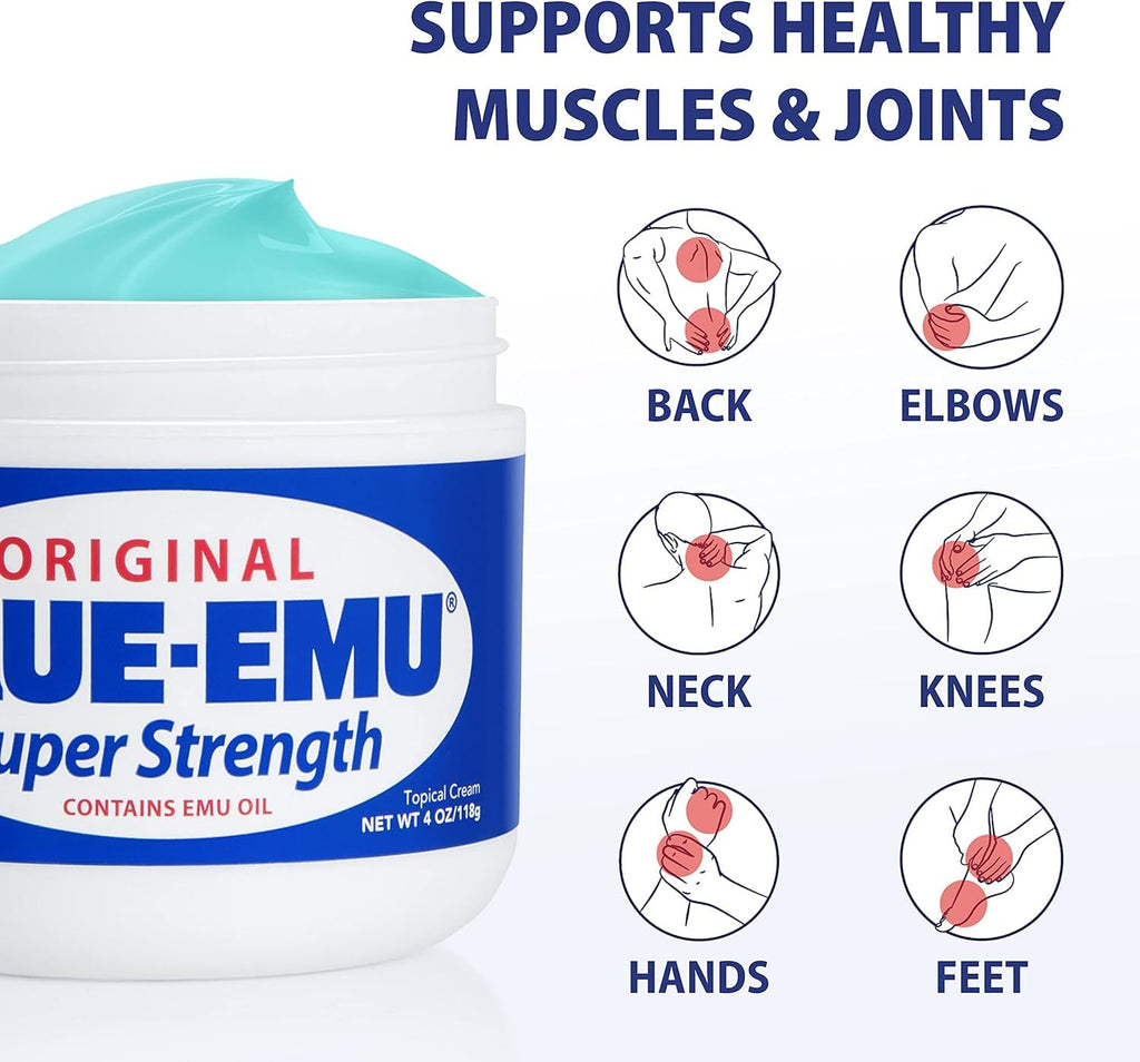 Blue Emu Cream, 1 Pack 12 oz BLUE-EMU Au supplements