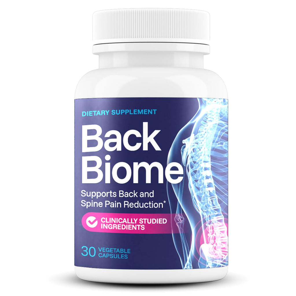BackBiome – Advanced 7-Strain Probiotic Formula for Gut & Back Health – Supports Digestive Balance, Promotes Spinal Comfort – Non-GMO, Vegan, 30 Capsules BackBiome Au supplements