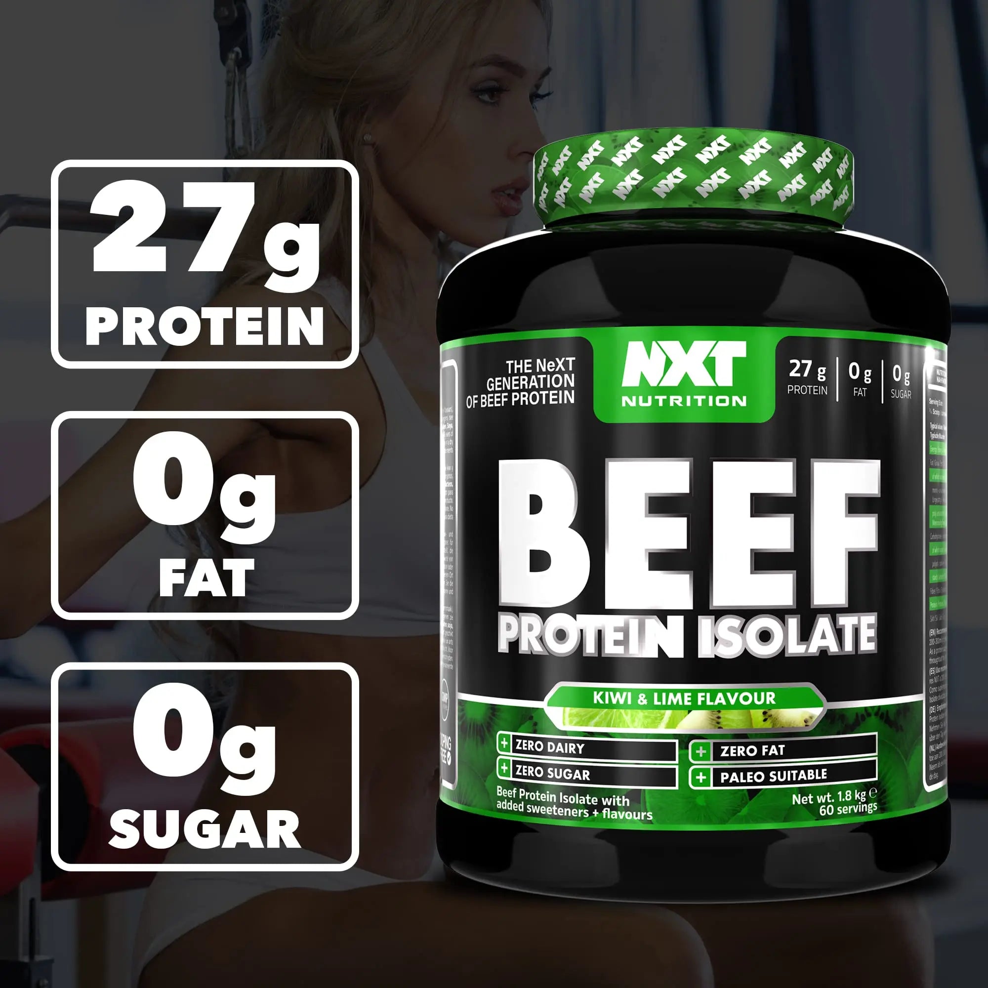 NXT Nutrition Beef Protein Isolate Powder - Protein Powder High in Natural Amino Acids NXT Nutrition Au supplements