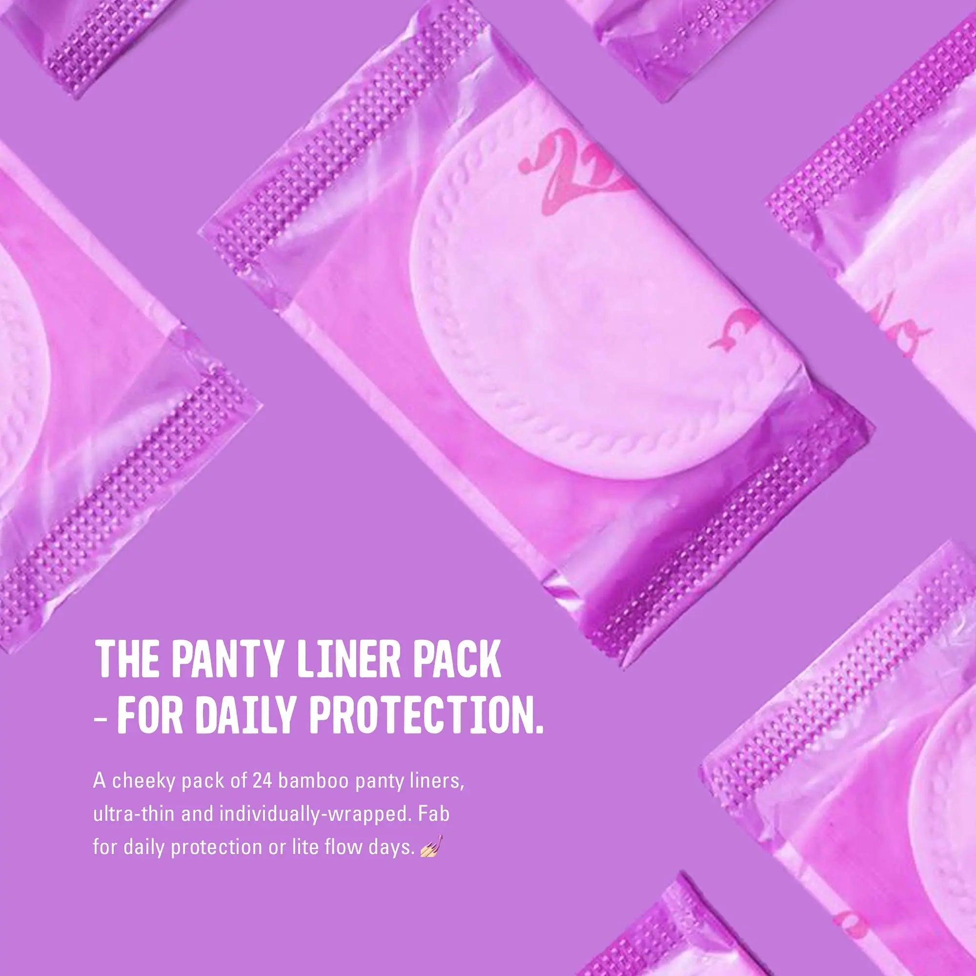 FLO - Organic Bamboo Daily Panty Liners, Plant-Based Cotton, Biodegradable FLO Au supplements