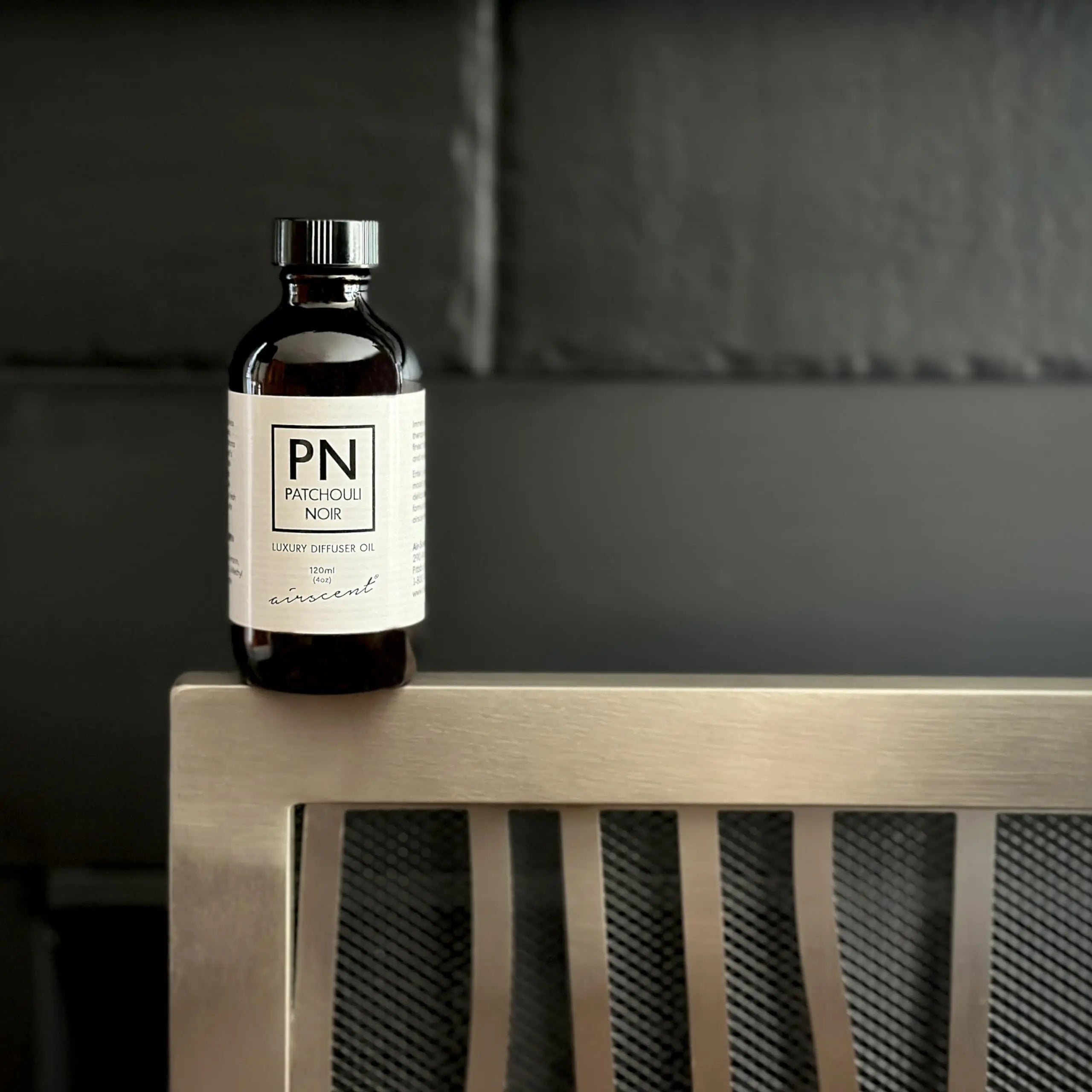 Patchouli Noir Diﬀuser Oil - Air-Scent Aroma and Essential Oil Blend - 120 Milliliter (4 ﬂ oz) Bottle Air-Scent Au supplements