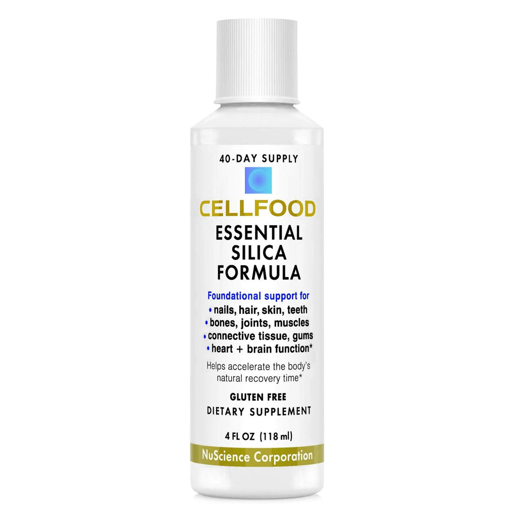Cellfood Essential Silica Anti-Aging Formula, 4 fl oz - Supports Healthy Bones, Joints, Hair Cellfood Au supplements