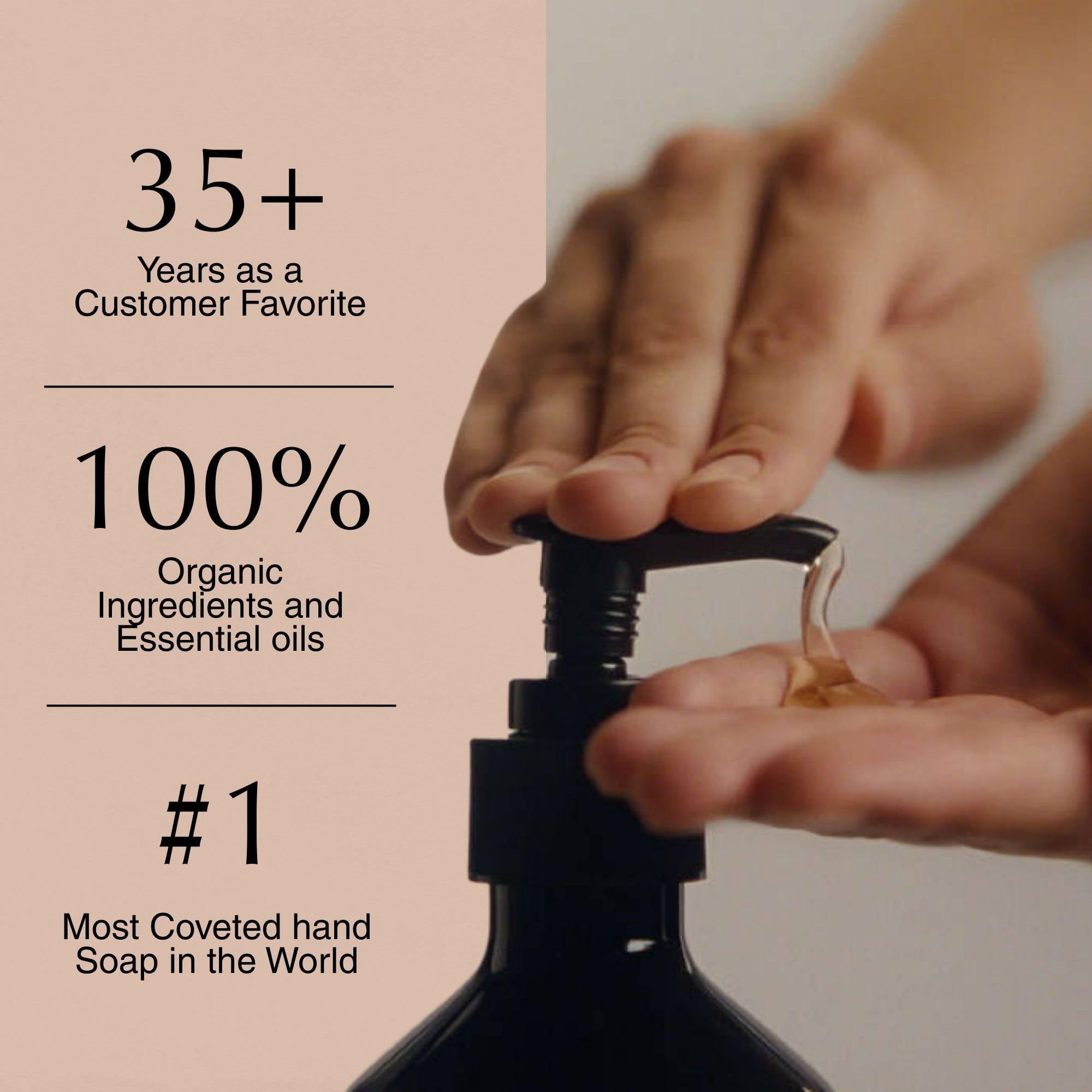 Aesop Resurrection Aromatique Hydrating Hand Wash | Gentle Non-Drying Hand Soap with Mandarin Rind, Rosemary, & Lavender