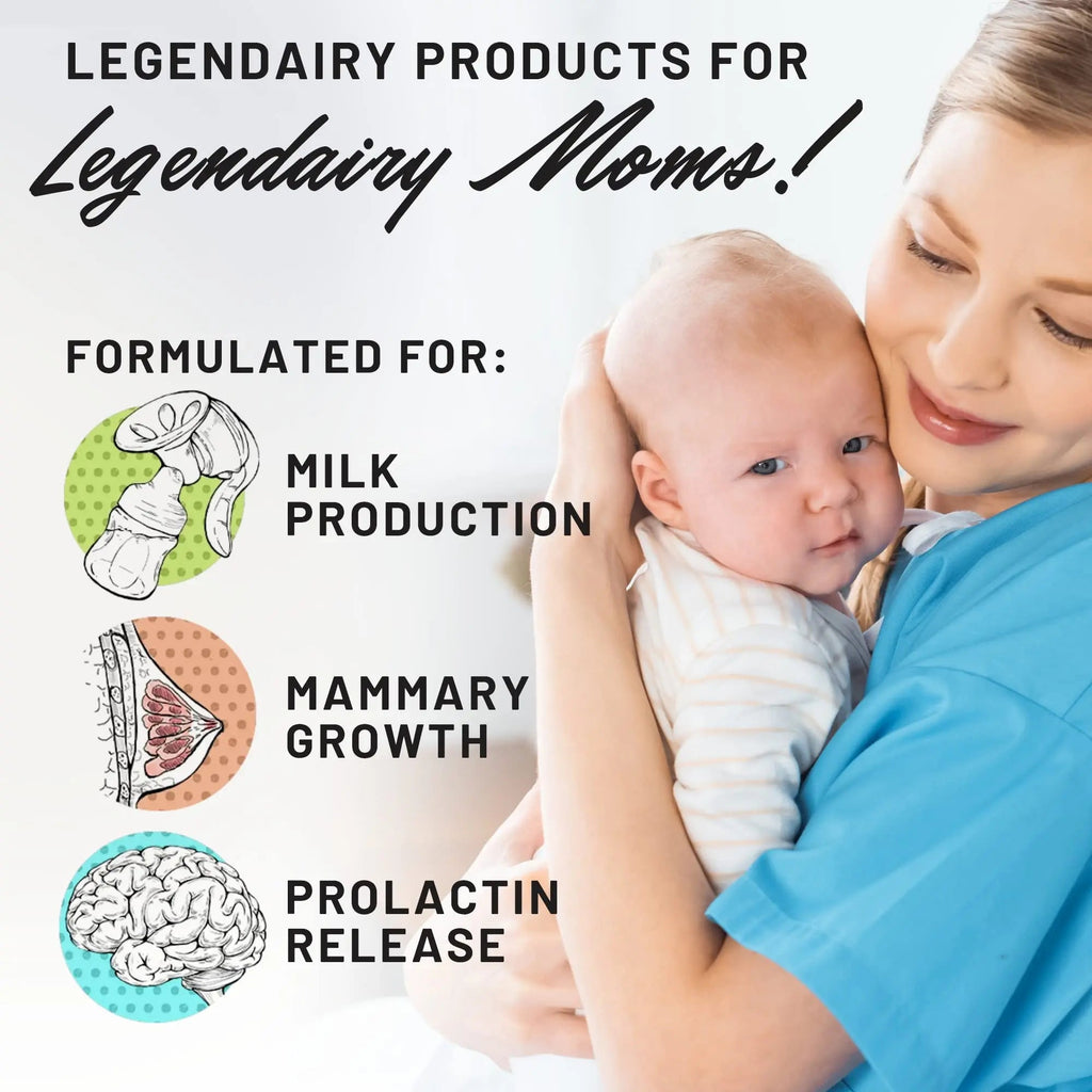 Legendairy Milk Liquid Gold Lactation Supplement, Organic Goat's Rue Lactation Legendairy Milk Au supplements