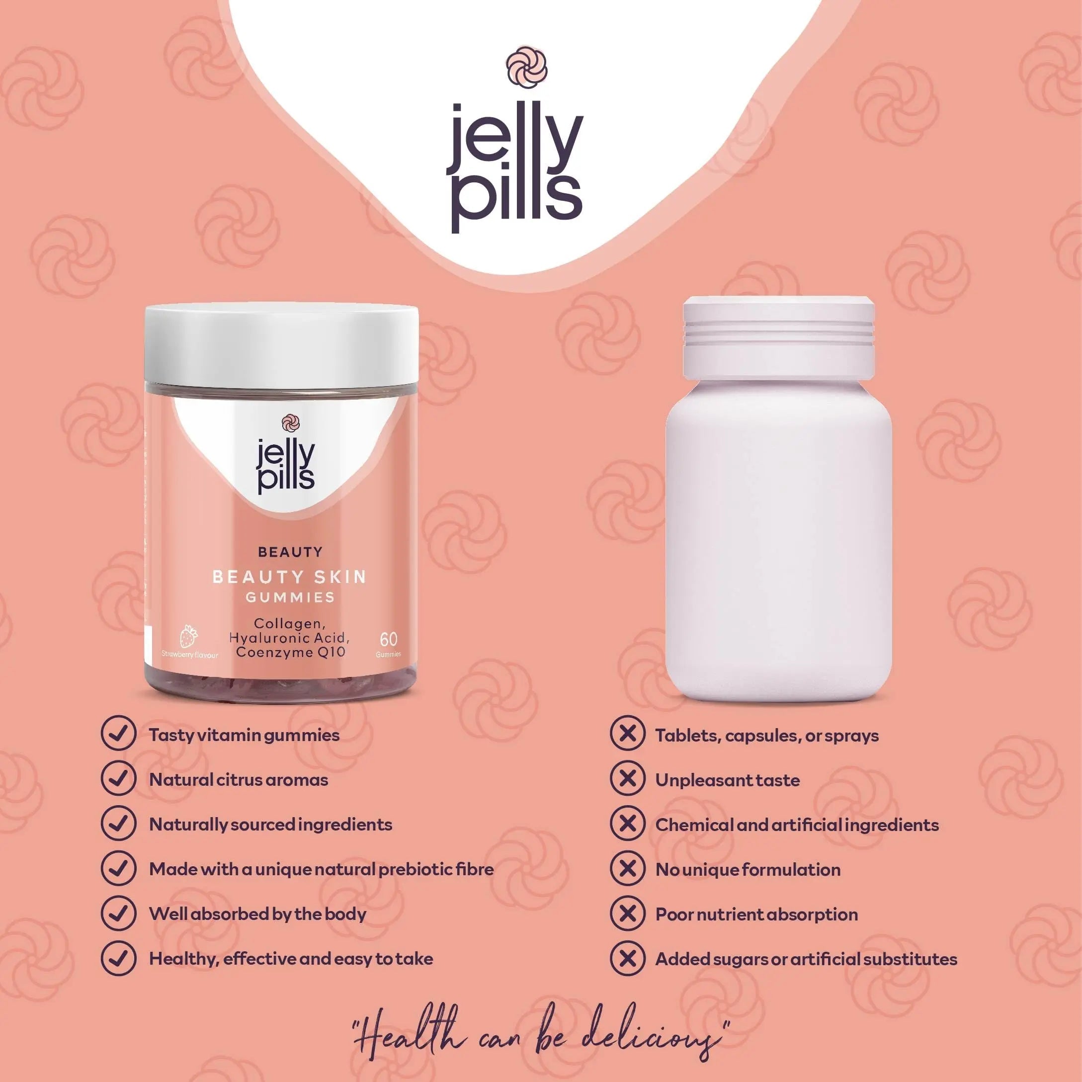 Jelly Pills® Hydrolyzed Collagen Gummies with Hyaluronic Acid and Coenzyme Q10 Jelly Pills Au supplements