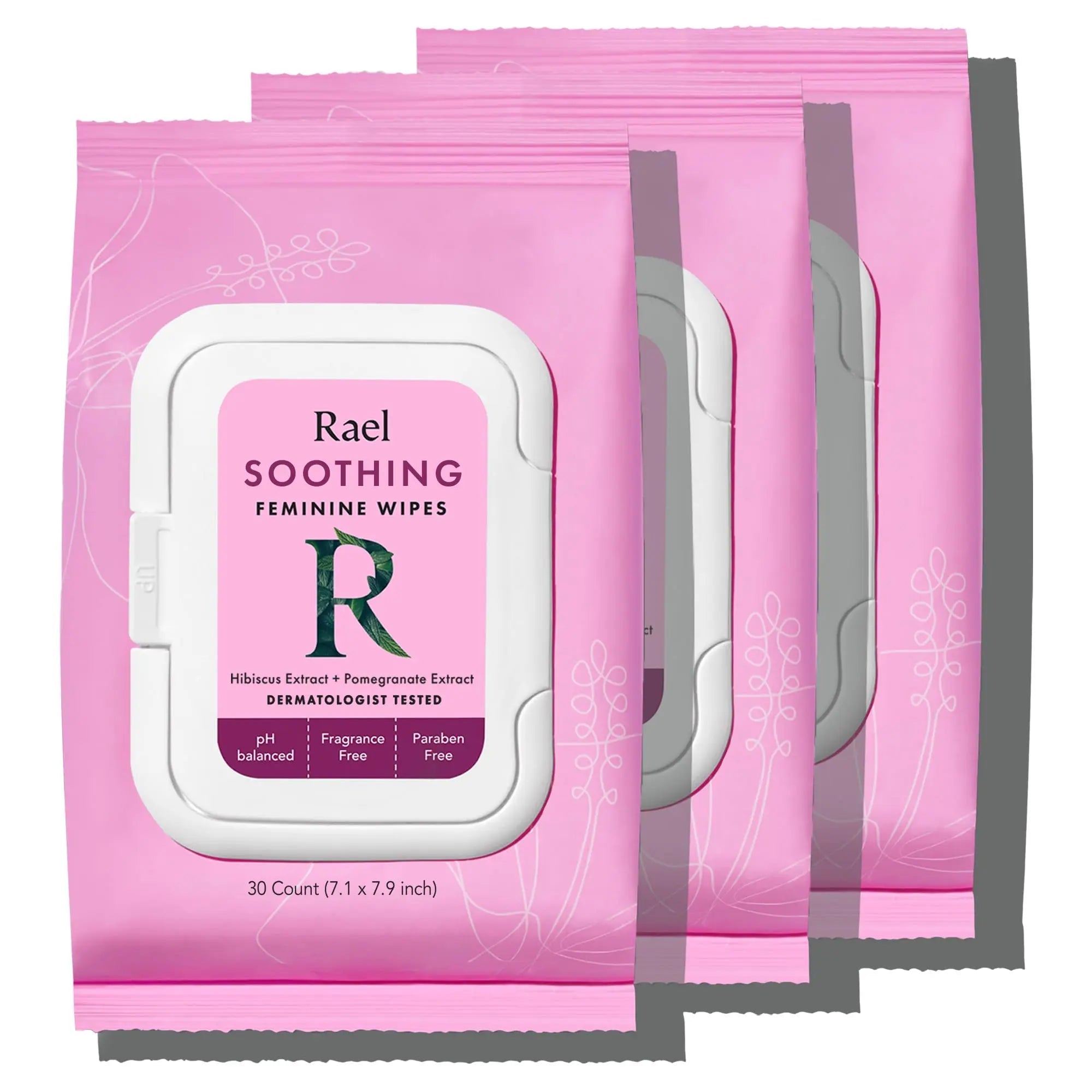 Rael Feminine Wipes, Soothing Wipes for Women - pH Balance, Clean Ingredients, All Skin Types Rael Au supplements