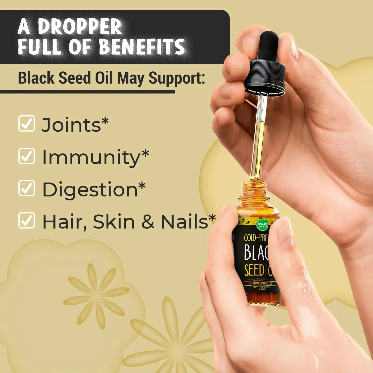 MAJU Black Seed Oil - 3 Times TQ, Cold-Pressed, Travel Size, 100% Turkish Black Cumin Maju Superfoods Au supplements