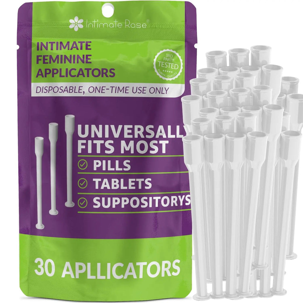 Intimate Rose Save 10% on Boric Acid Vaginal Suppositories - 30 Count (600mg) + 30 Applicators Intimate Rose Au supplements