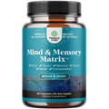 Nootropic Brain Supplement for Memory and Focus Enhancement - Vitamins for Mental Health & Clarity with VIT A, B6, Riboflavin, Niacin, Thiamin & Folate - Cognitive Complex for Mind Vitality - 60 Ct Natures Craft Au supplements