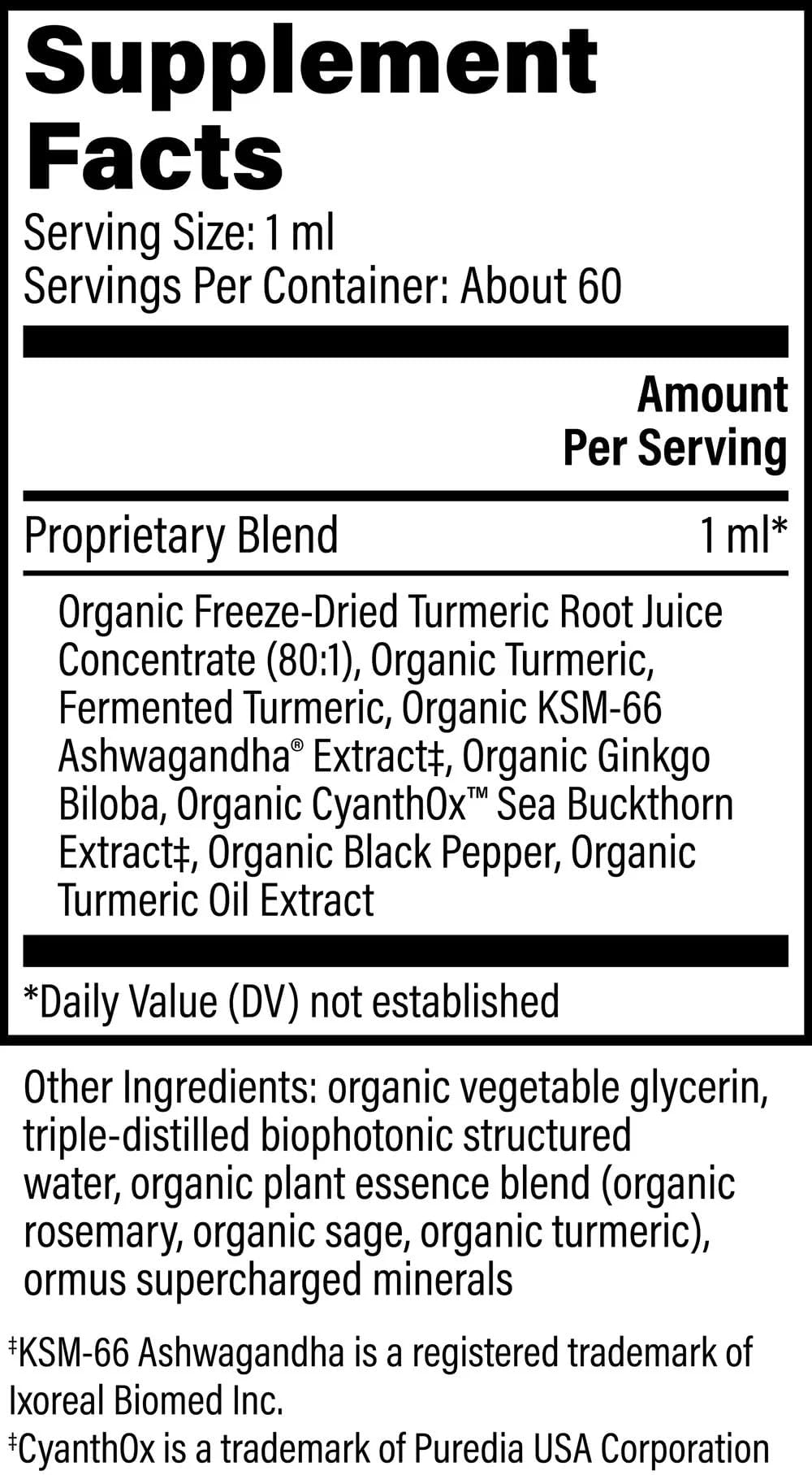 Global Healing Center Brain Health - USDA Organic Brain Supplements for Memory & Focus - Nootropics Supplement to Combat Mental Fog, Advanced Focus Factor for Adults Extra Strength - 2 Fl Oz Global Healing Center Au supplements