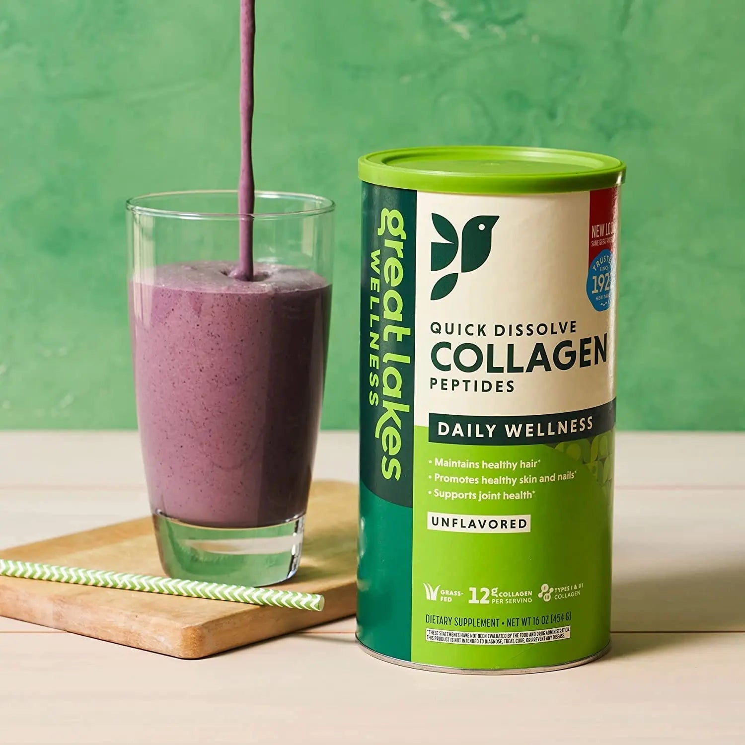 Great Lakes Gelatin Collagen Hydrolysate 454g (UK/EU Compliant can) (3) Great Lakes Gelatin Au supplements