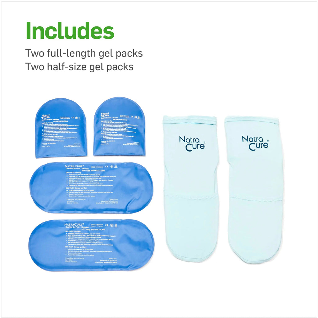 NatraCure Cold Therapy Socks - Reusable Gel Ice Frozen Slippers for Feet NatraCure Au supplements
