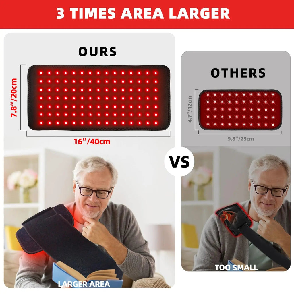 Red Light Therapy Infrared Light Therapy Heating Wrap Belt for Body Back Knee Shoulder Waist Muscle Pain AKYSUN Au supplements