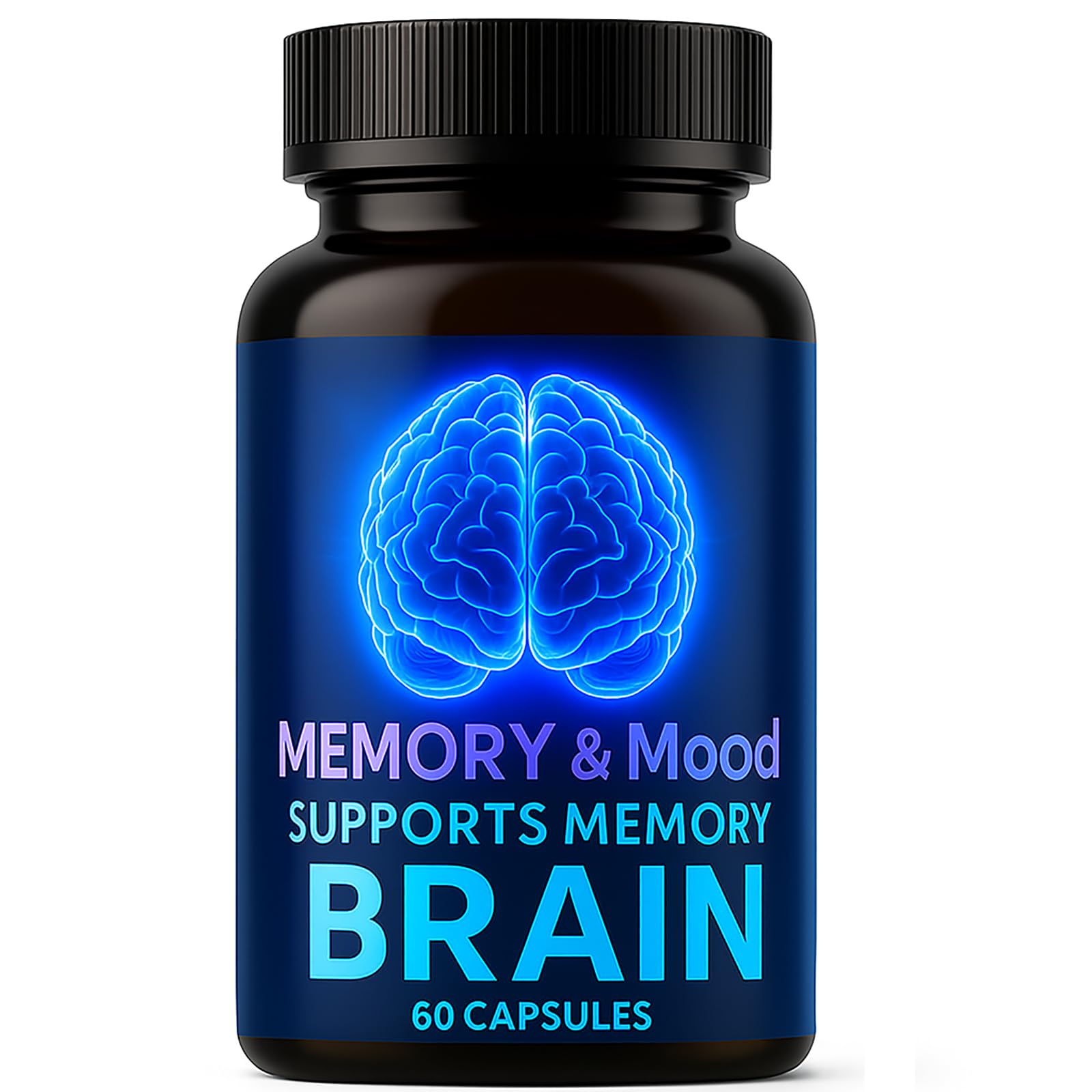 Nootropic Brain Supplements for Memory and Focus, Cognitive Support Formula with B Vitamins, Folate & Dihydromyricetin – Mental Clarity & Daily Performance, 60 Capsules (1) DFTLUUE Au supplements