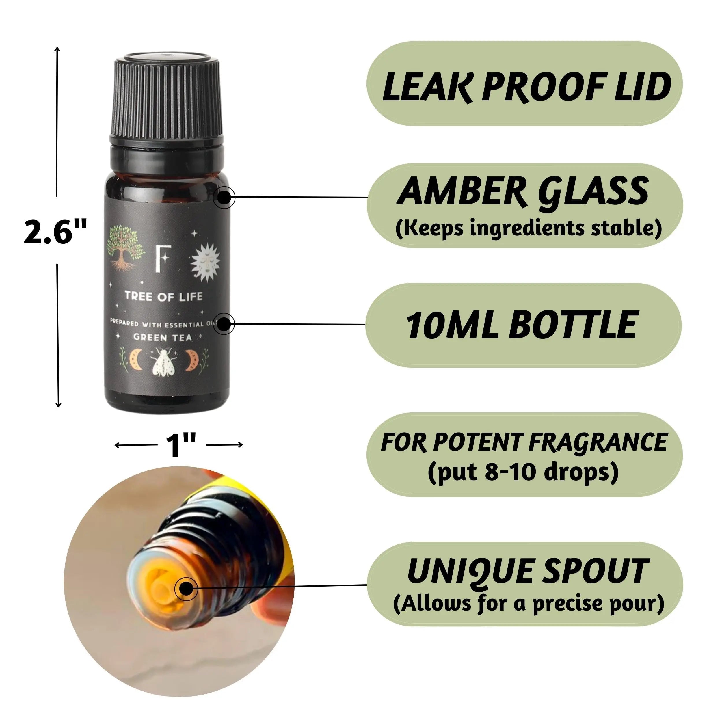 Folkulture Essential Oil Set for Diffuser, Set of 6, Aromatherapy Diffuser Oil Scents for Home Folkulture Au supplements