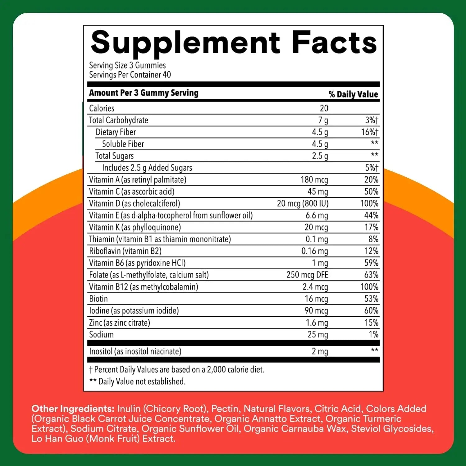 SmartyPants Kids Multivitamin & Fiber Gummies: Prebiotic Fiber to Support Kids Digestion with Vitamin D3, C, Vitamin B12, B6, A, Zinc SmartyPants Au supplements
