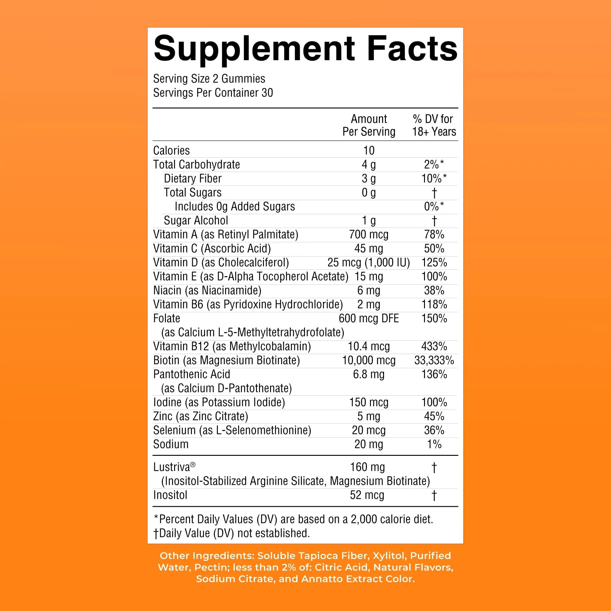 MaryRuth's Multivitamin + Hair Growth Gummies | with Lustriva® | Biotin 10000mcg | B Vitamins | Formulated for Thicker Hair, Wrinkles, Fine Line MARYRUTH'S Au supplements