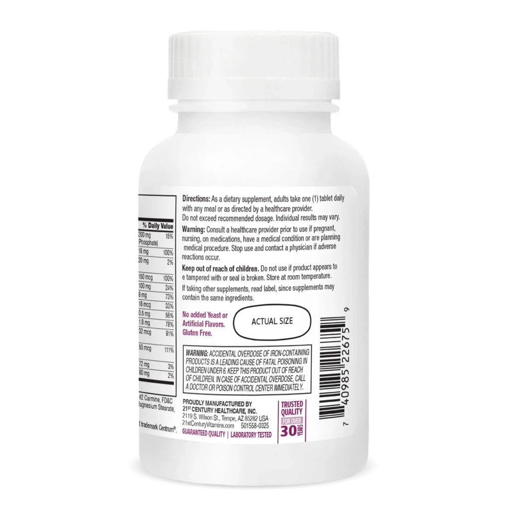 21st Century Sentry Women Multivitamin Tablets, 120 Count 21st Century Au supplements